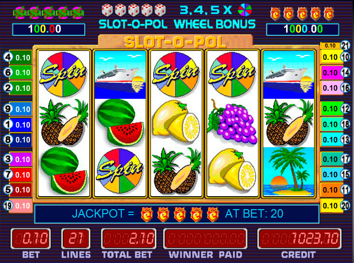 Игровой аппарат Slot-O-Pol